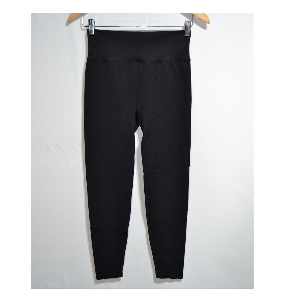 Victoria's Secret PINK Active Seamless Black Leggings Size Medium Sporty Yoga